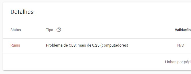 search console cls