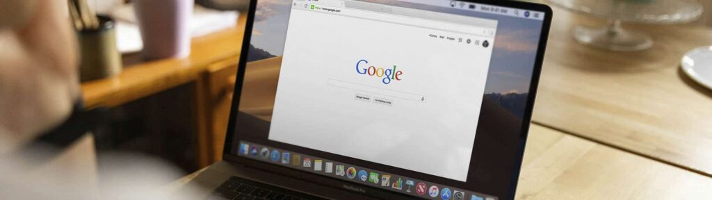 Imagem de tela do Google