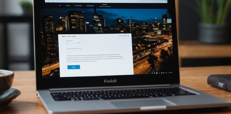 Saiba como migrar um site Imagem de computador aberto
