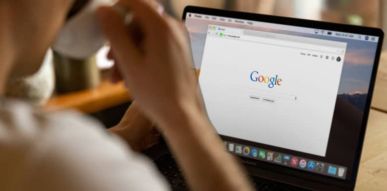 Como melhorar a posição no Google? Imagem de tela do Google