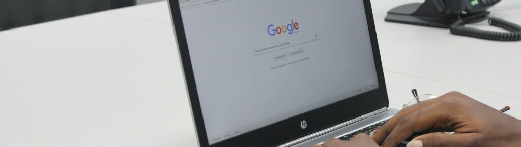 Imagem de tela do Google