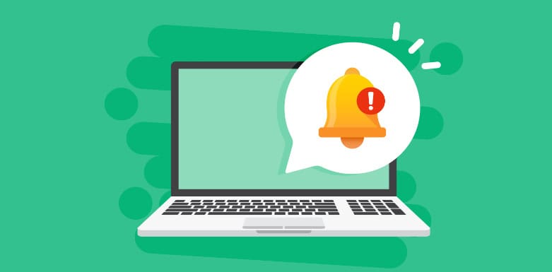 Google Alerts: entenda como funciona a ferramenta que monitora a internet Imagem de alerta em computador