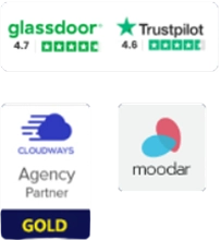 Logos de avaliações e parcerias